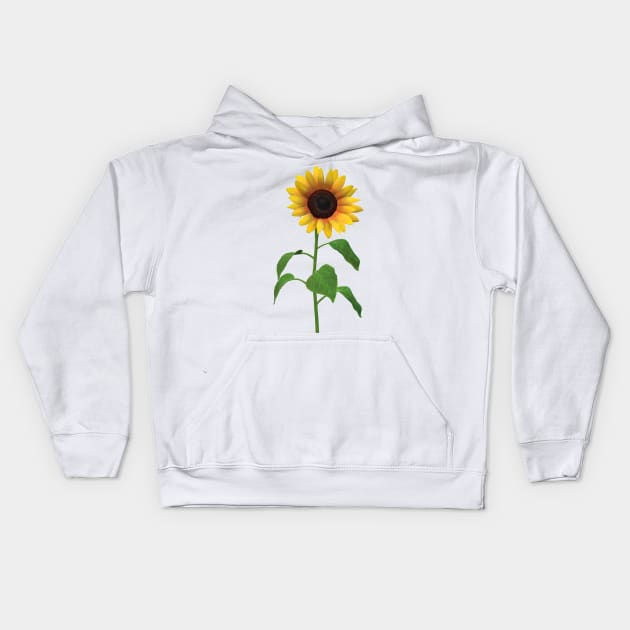 I LOVE SUNFLOWER Kids Hoodie by MOUKI